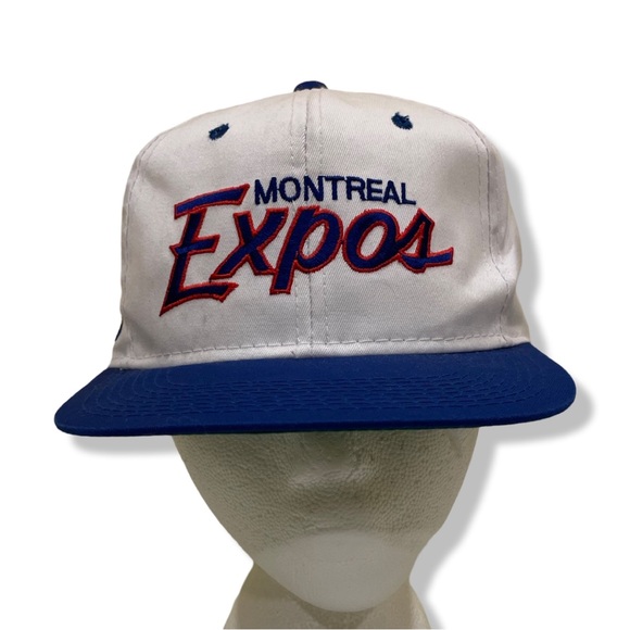 sports specialties Other - Rare Vintage 90s Sports Specialties Montreal Expos Script SnapBack Hat